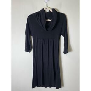 Michael Stars Maternity Cowl Neck 3/4 sleeve Dress One Size